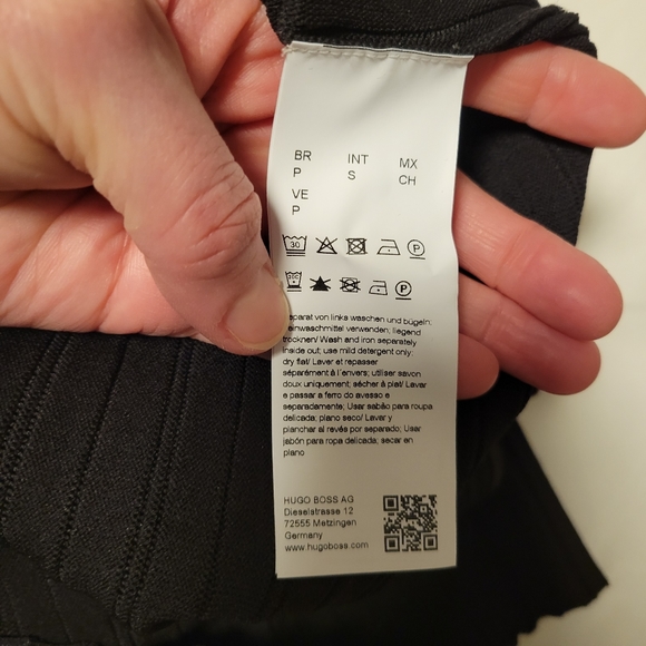 HUGO MIDI TUBE SKIRT IN A STRETCH RIBBED KNIT - Picture 5 of 6